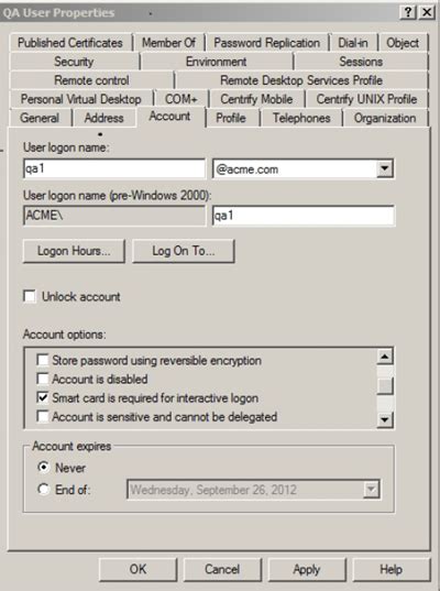 enable smart card logon active directory|Enforcing Smart Card Authentication .